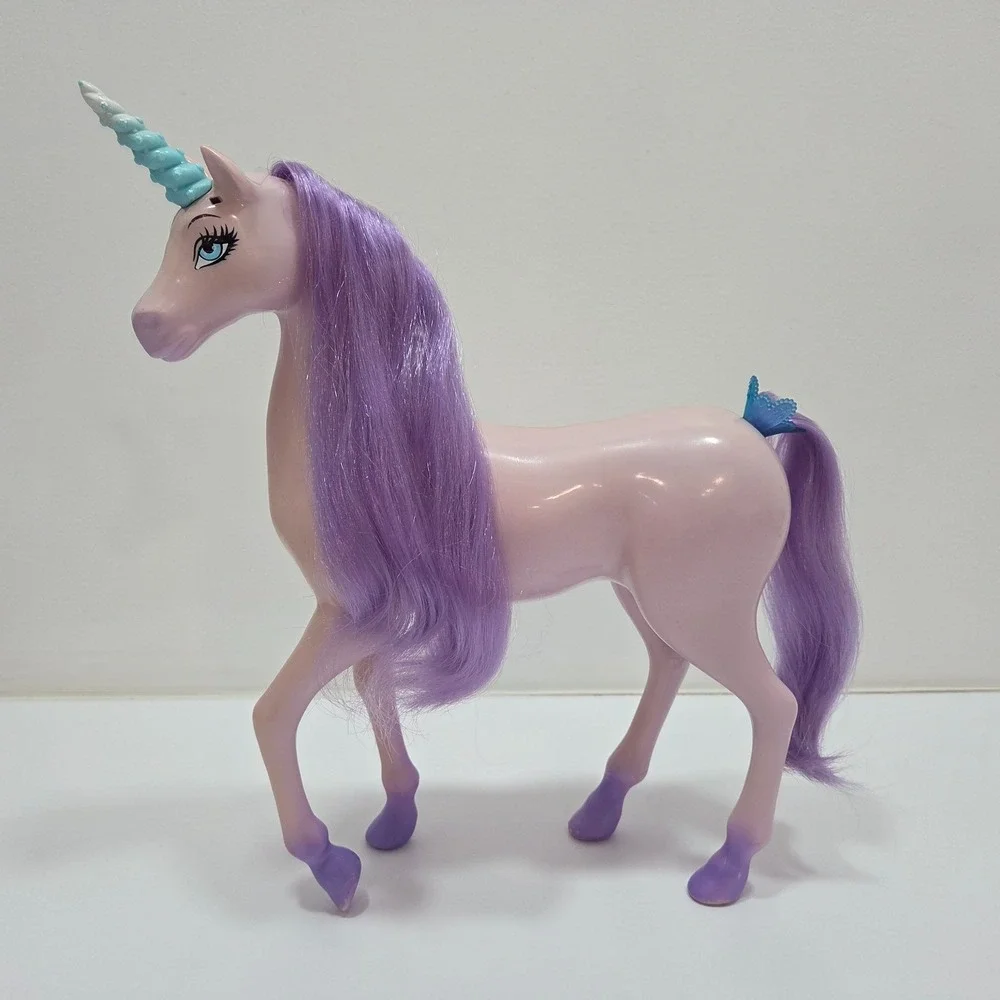 2011 Mattel Unicorn Horse Purple hair Without Saddle For Barbie Doll